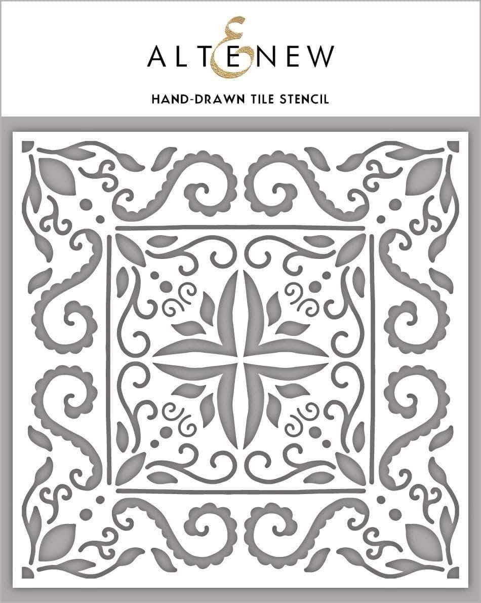 Hand-Drawn Tile - Stencil Hand-Drawn Tile - Stencil