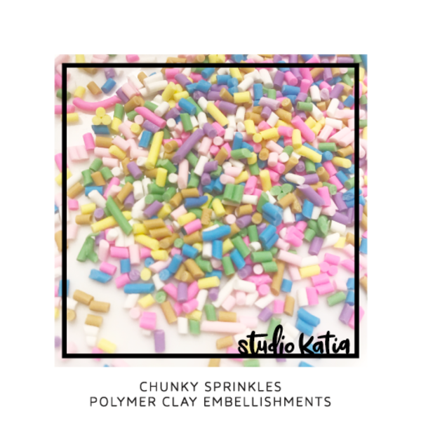 Chunky Sprinkles Polymer Clay - Studio Katia Chunky Sprinkles Polymer Clay - Studio Katia