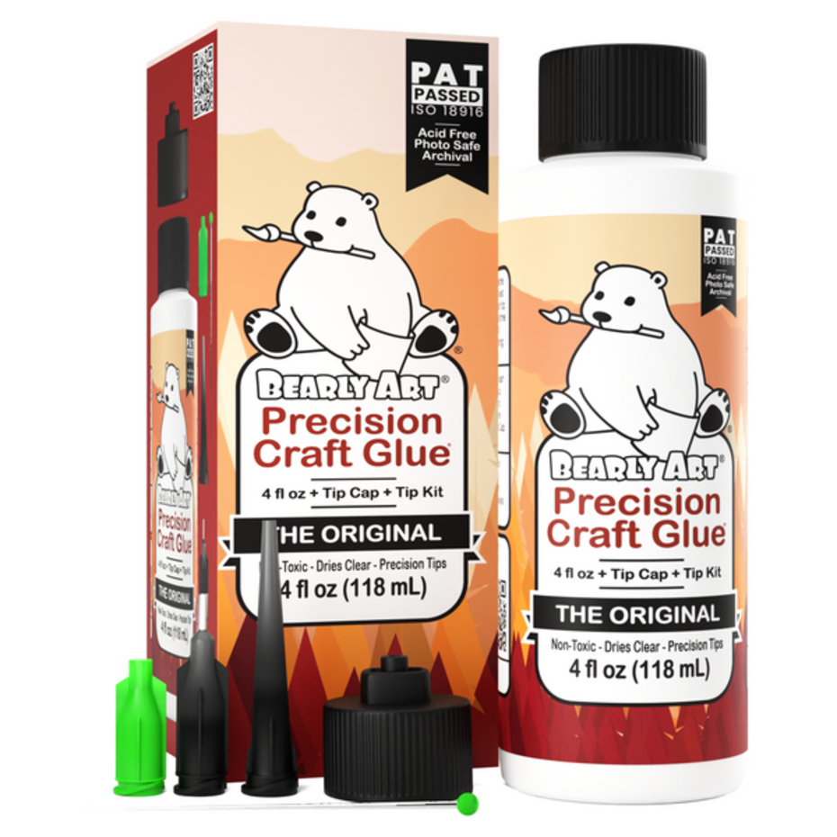 Precision Craft Glue - THE ORIGINAL 4 fl oz + Tip Kit 