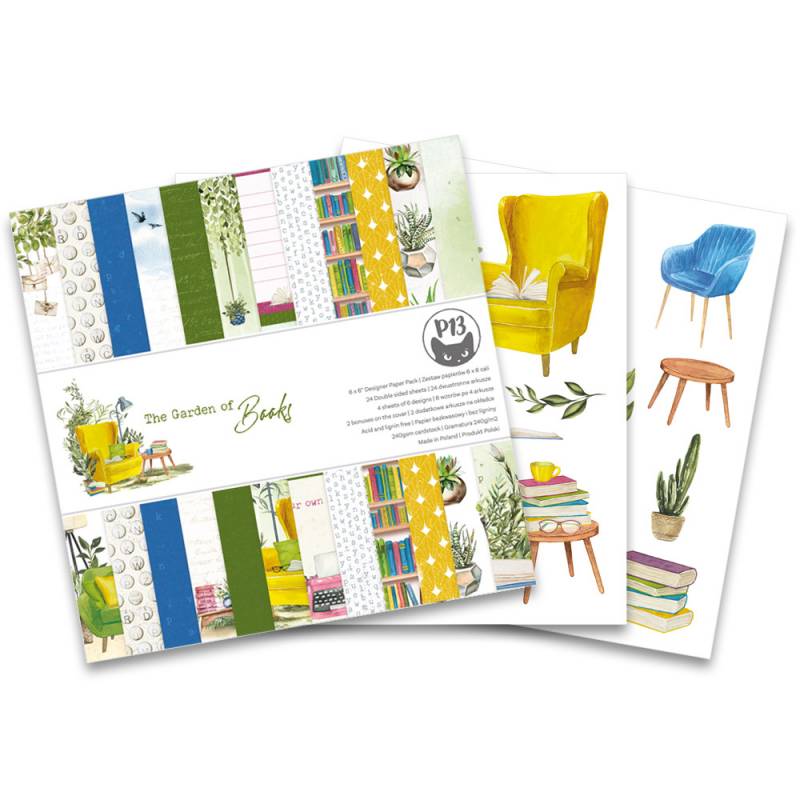 6"x6" - Paper Pad - The Garden of Books