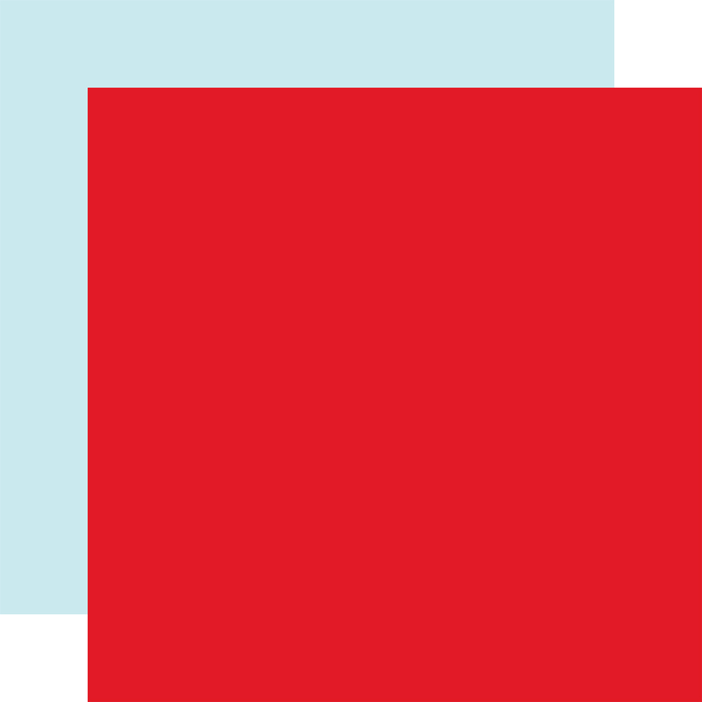 Red/Ice Blue - Designer Solids - Echo Park