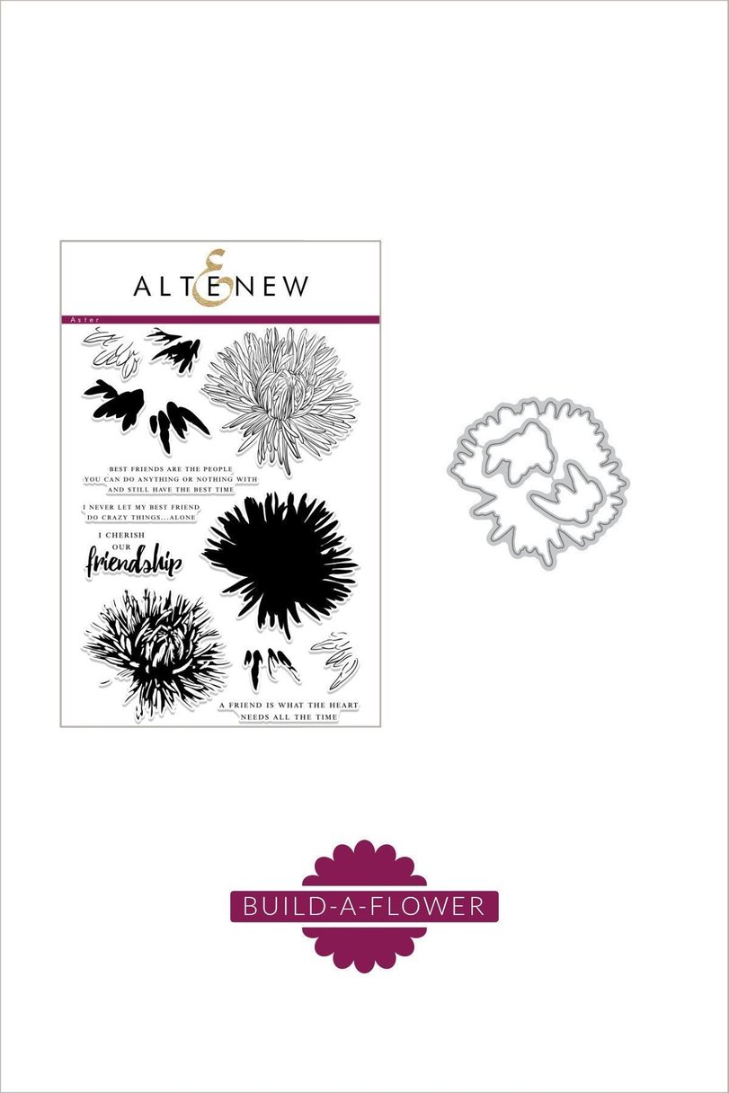 Build-A-Flower: Aster incl. Stanzen