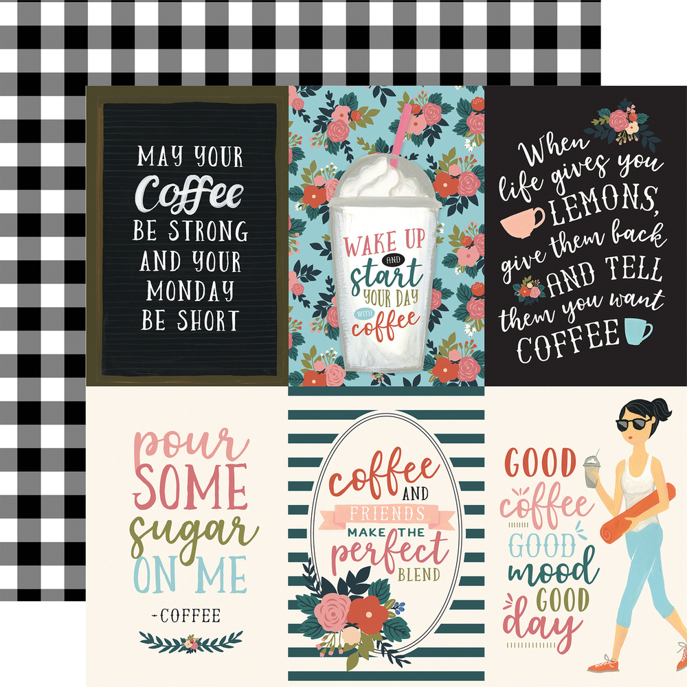 4x6 Vertical Journaling Cards - Coffee - Echo Park 4x6 Vertical Journaling Cards - Coffee - Echo Park