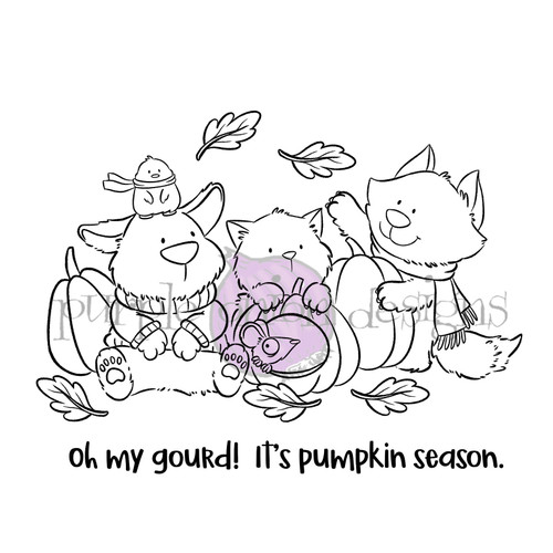 Tofu & Friends Autumn Greetings - Chilliezgraphy by Pei