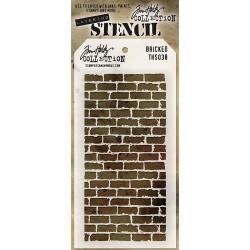 Bricked - Tim Holtz Layering Stencil