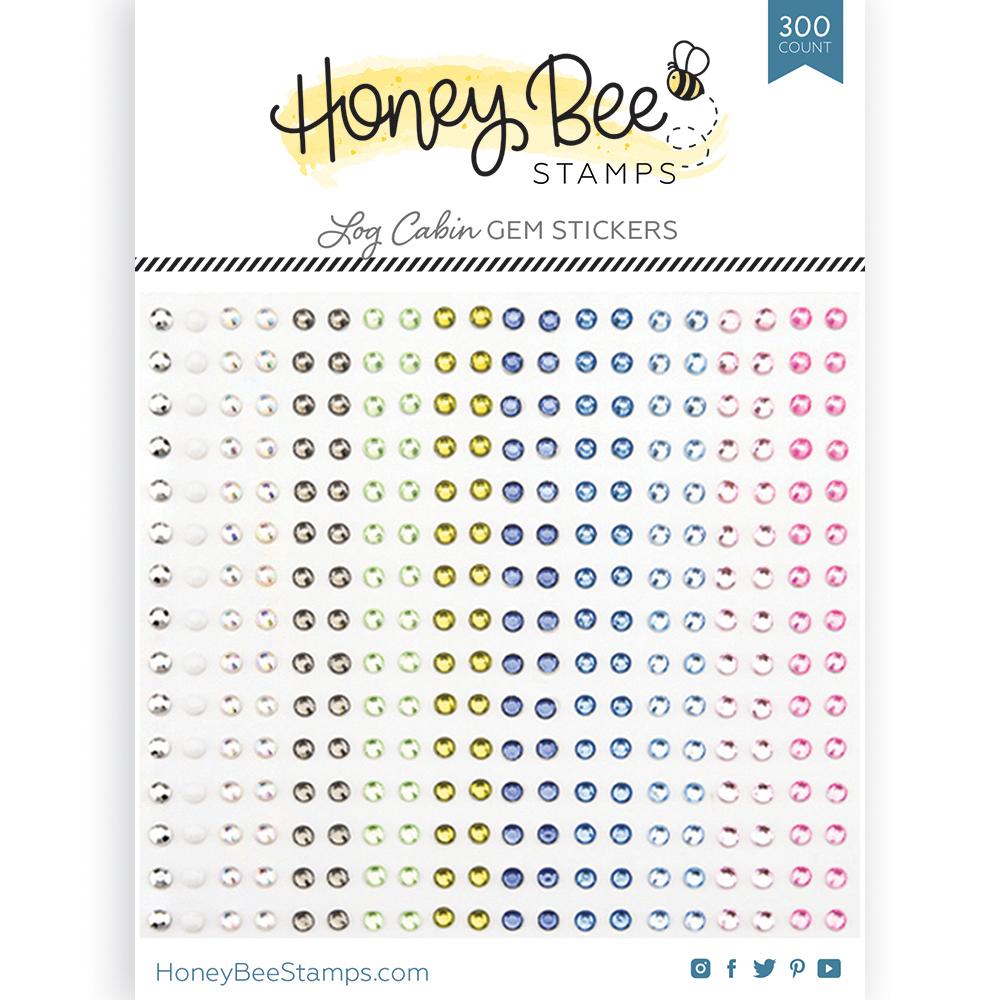 Log Cabin - Gem Stickers
