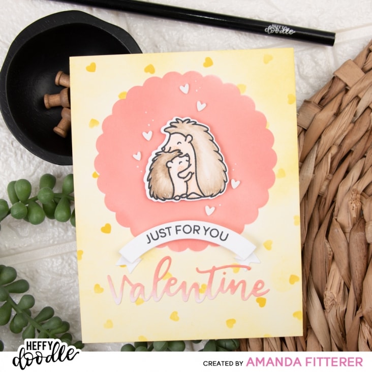 Scalloped Circle Masquerade - Stencil