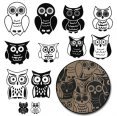 Maya Road Chipboard Owl