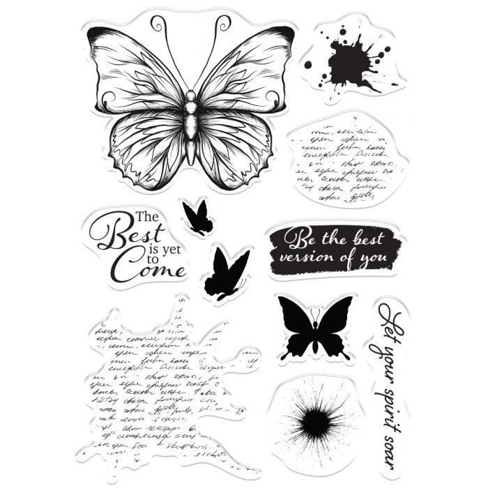 Let Your Spirit Soar - Collage Clearstamps