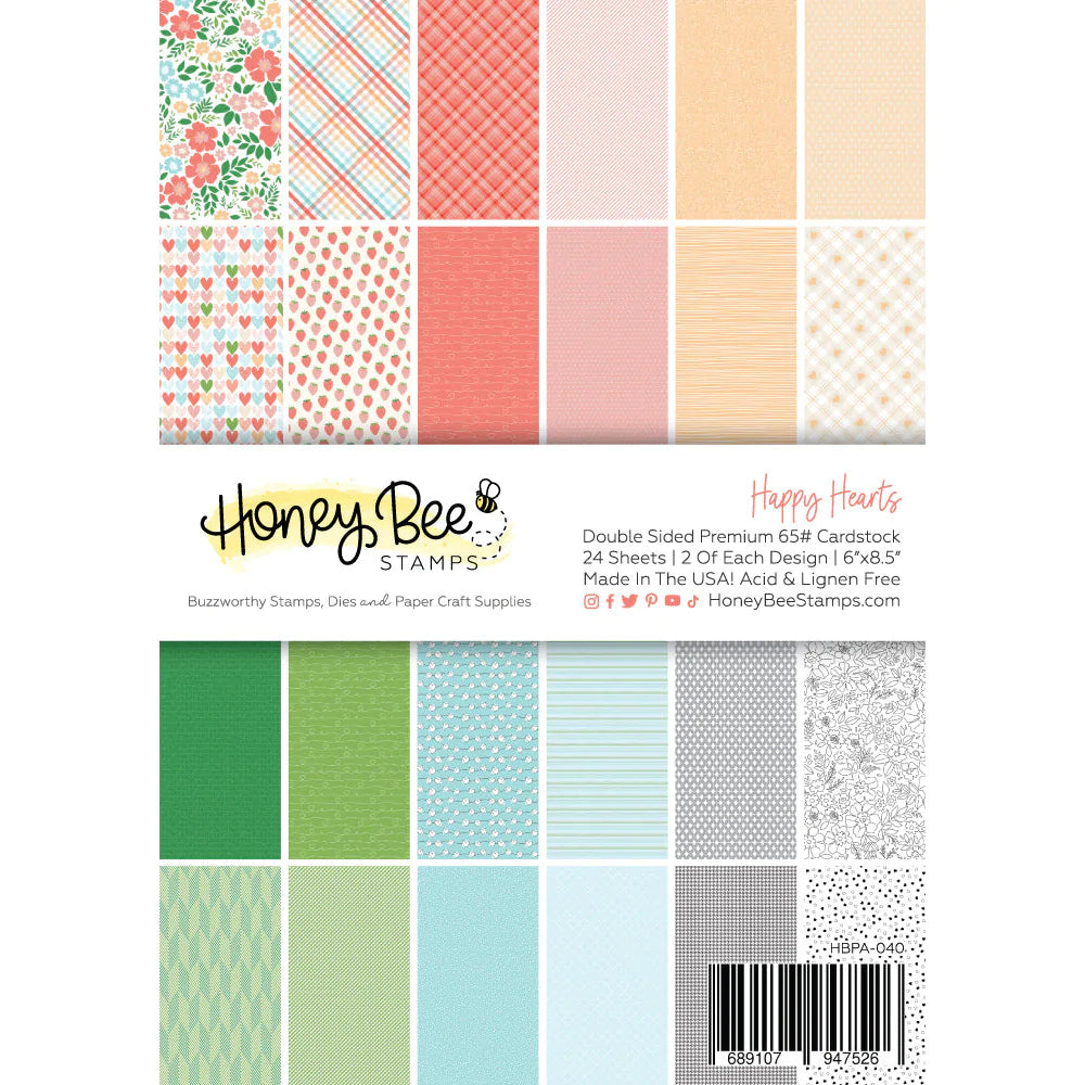 Happy Hearts -  Paper Pad