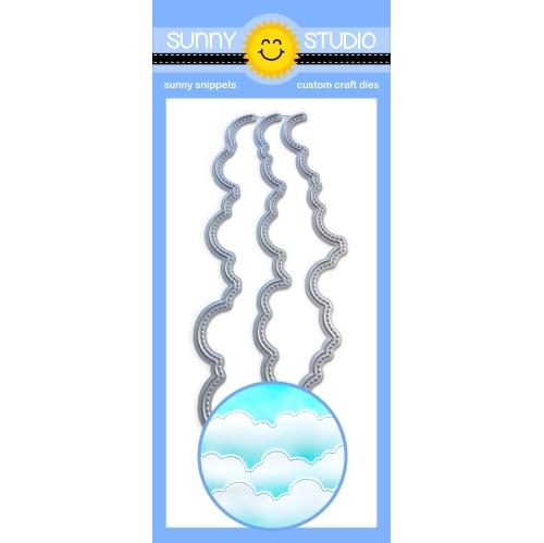 Fluffy Clouds Border - Dies