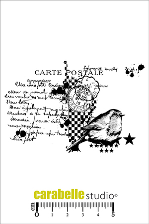 Collage Carte Postale - Tampon A7 Collage Carte Postale - Tampon A7