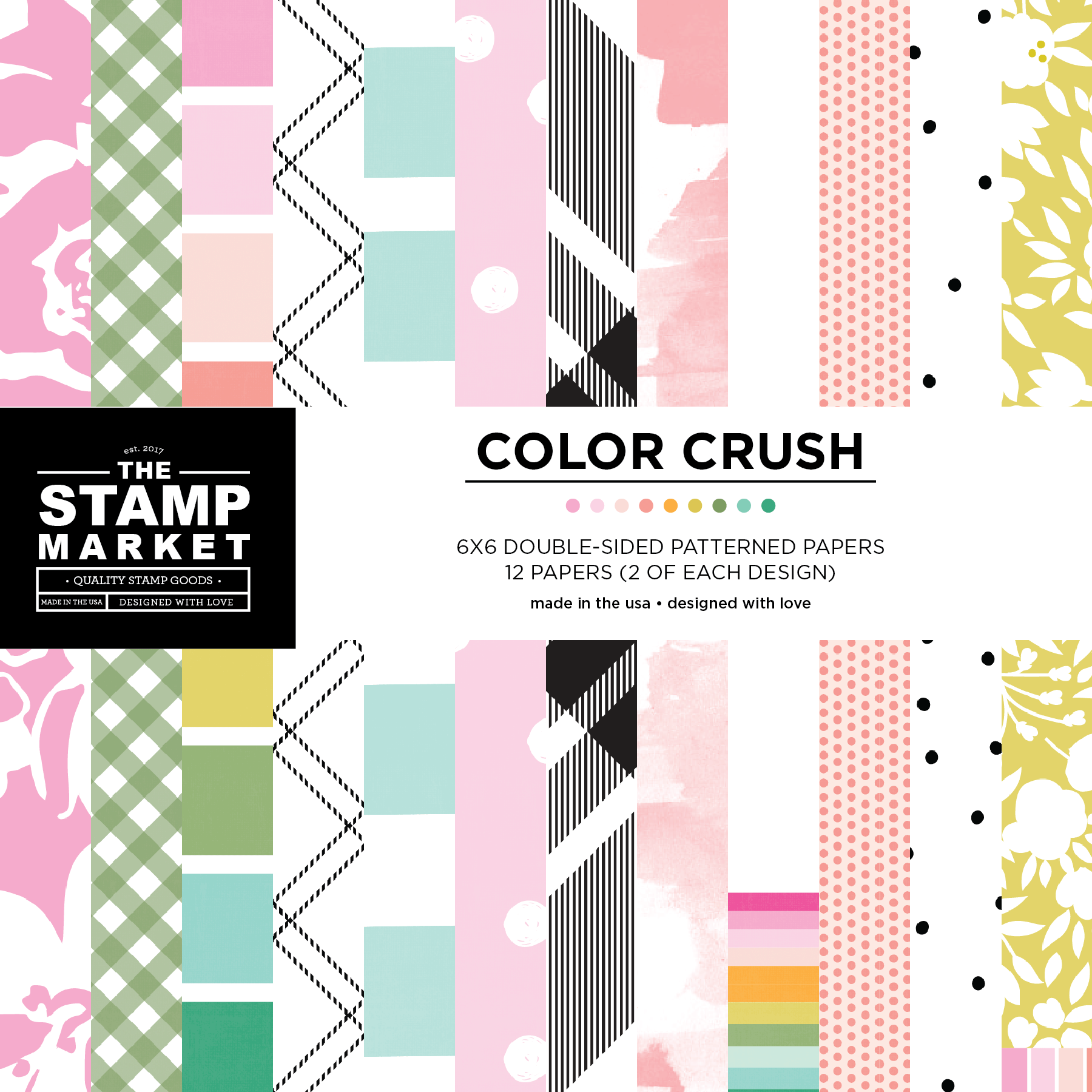 Color Crush Patterns 6"x6" Paper Pack