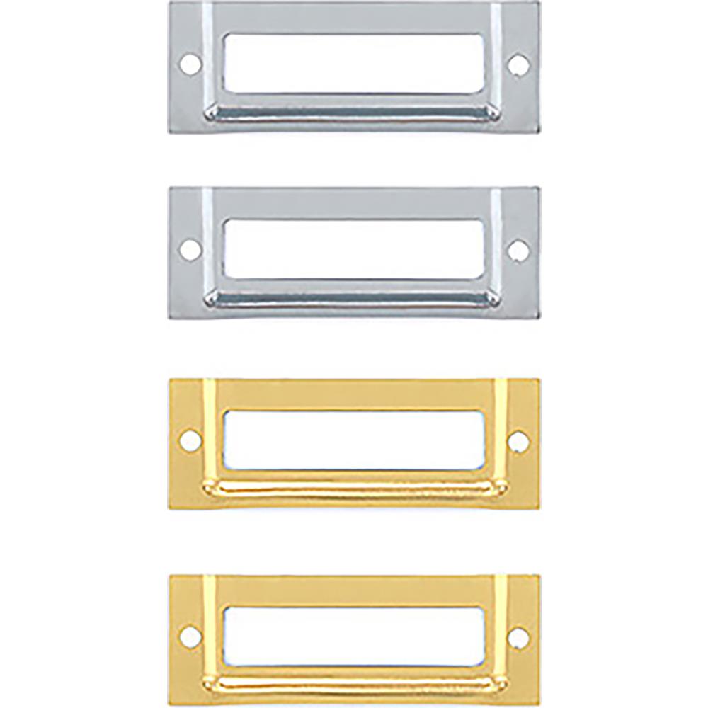 LabelIT .375" Bookplates 4/Pkg - We R Memory Keepers - Silver & Gold