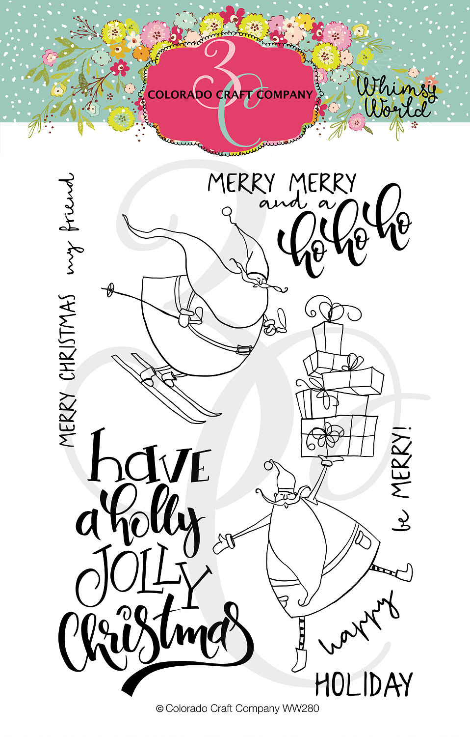 Jolly Santas - Whimsy World