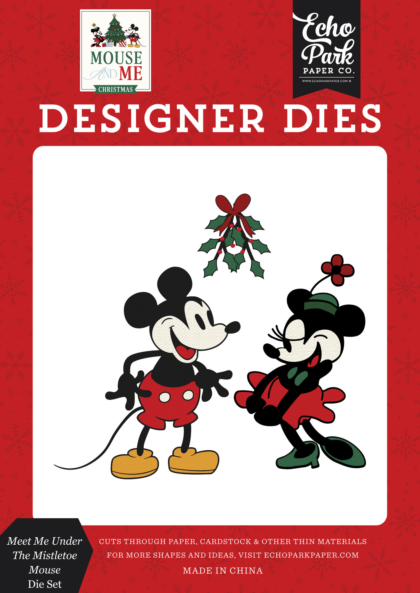 Meet Me Under The Mistletoe Mouse - Mouse And Me Christmas - Die