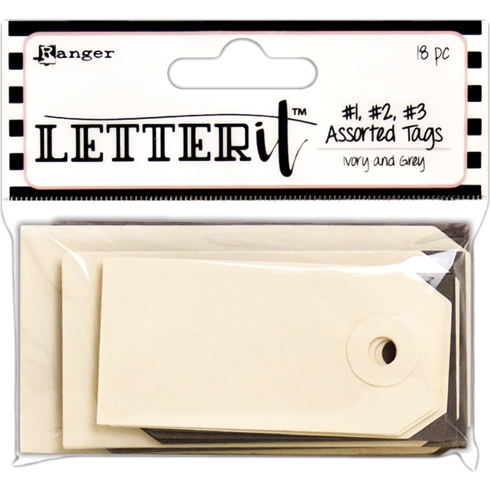 Ranger Letter It Tag Assortment 18/Pkg