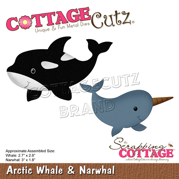 Arctic Whale & Narwhal - Scrapping Cottage
