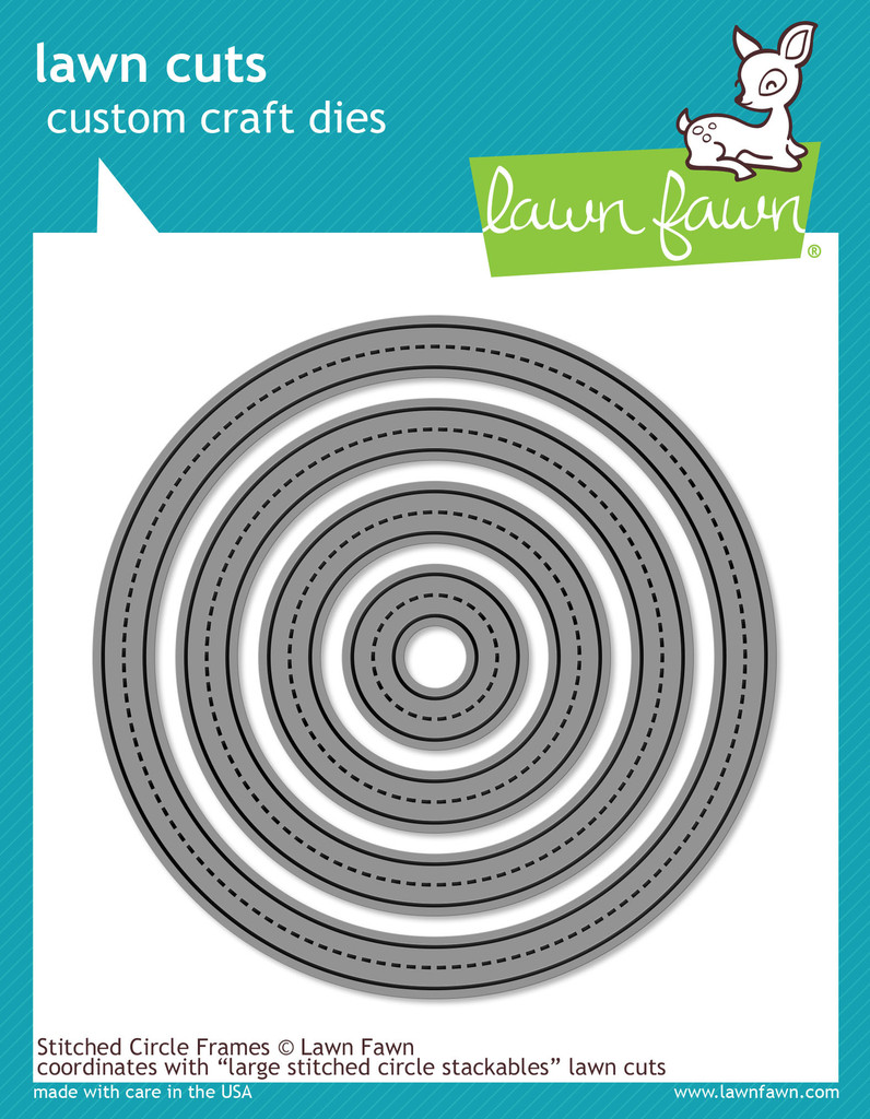 Stitched Circle Frames- lawn fawn