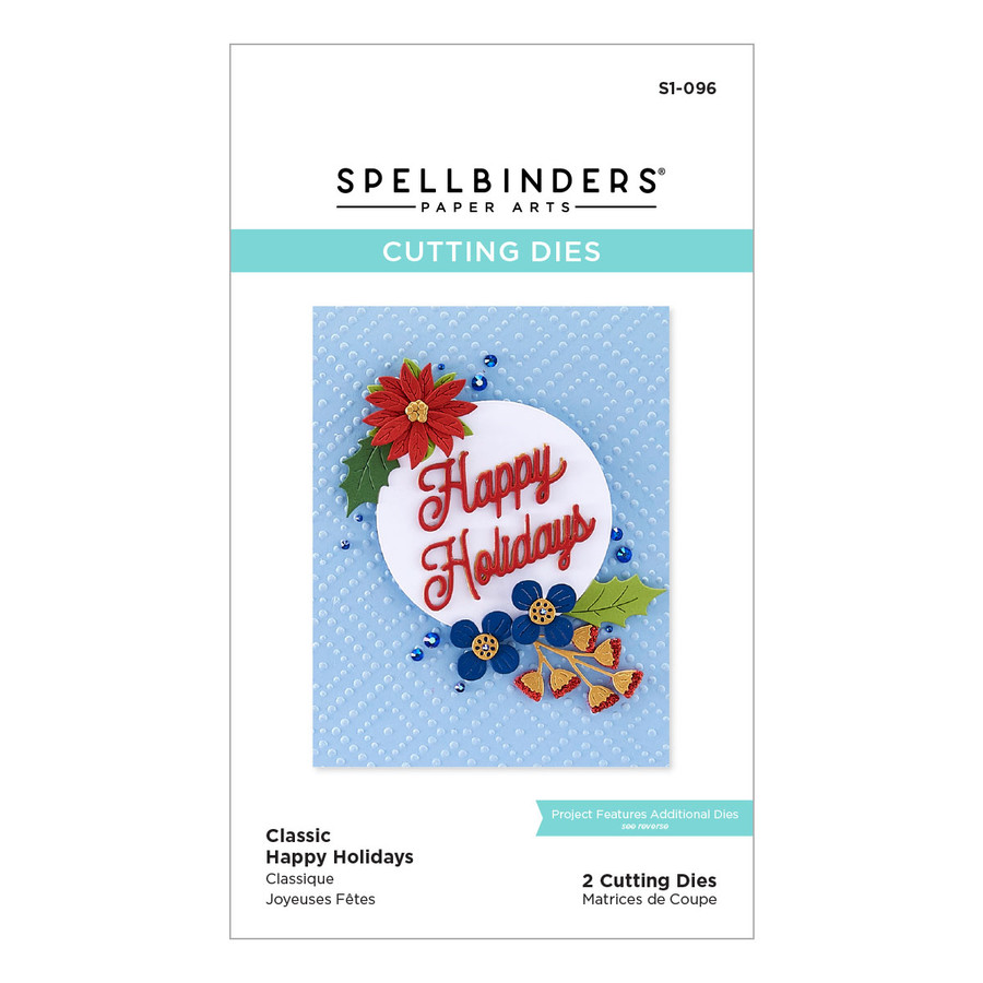Classic Happy Holidays - Dies Classic Happy Holidays - Dies