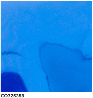 Blue Mirror Finish - Heat Activated Foil Blue Mirror Finish - Heat Activated Foil