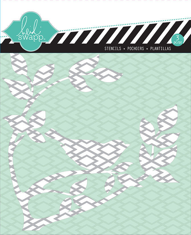 Bird - Stencil Set -  5.5"X5.5"