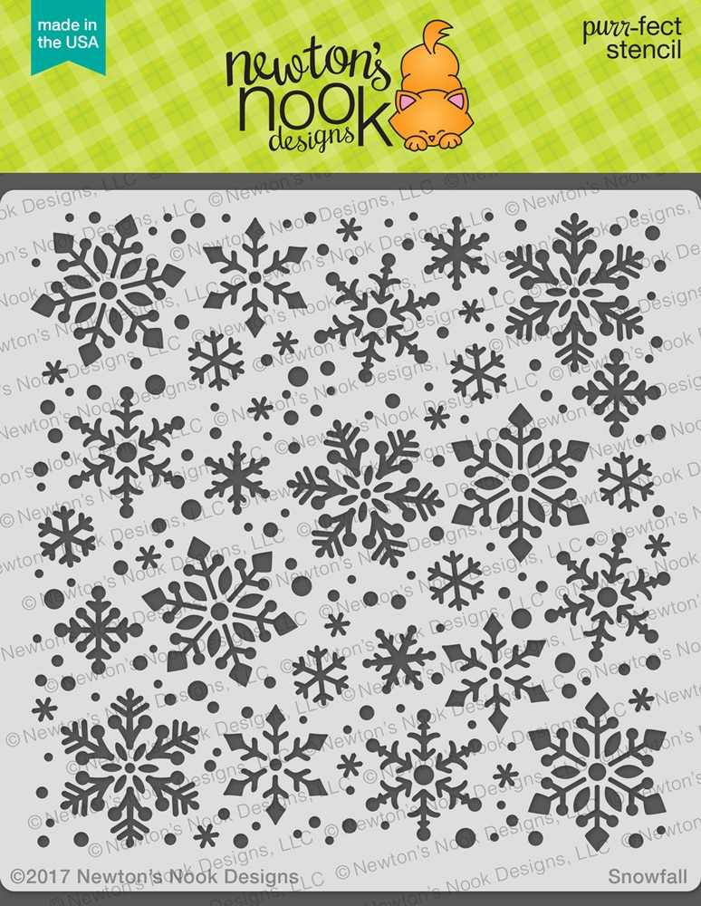 Snowfall - Stencil Snowfall - Stencil