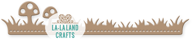 Mushroom and Grass Border - Die Mushroom and Grass Border - Die