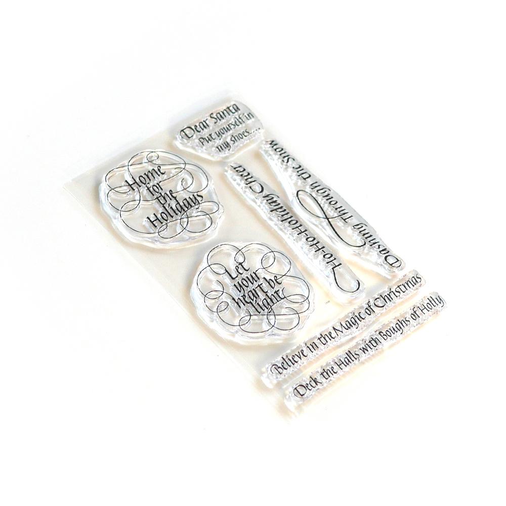 A Way With Words, Let Your Heart Be Light - Clear Stamps