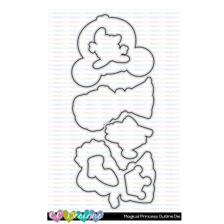 Magical Princess - Outline Metal Die
