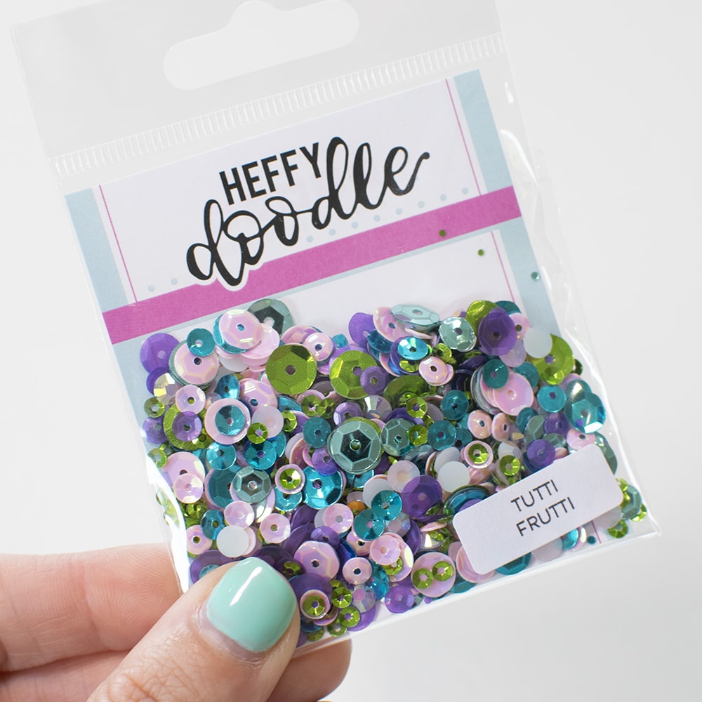 Tutti Frutti Sparkle Mix - Sequin - Heffy Doodle