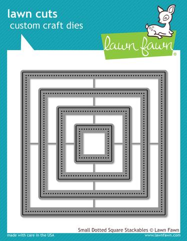 Small Dotted Square Stackables- lawn cuts Small Dotted Square Stackables- lawn cuts