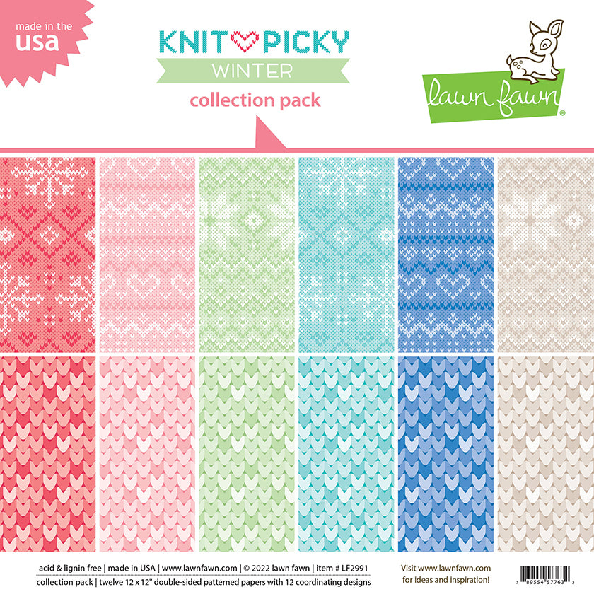 Knit Picky Winter - Collection Pack 12x12