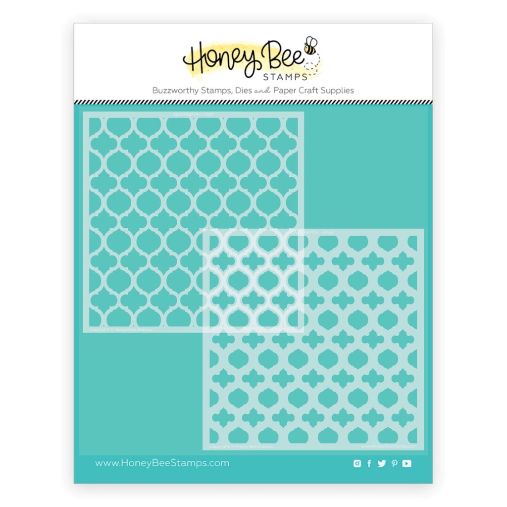 Quatrefoil Layers - Background - Set of 2