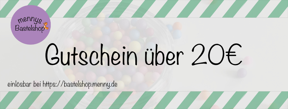 Gutschein über 20€ - Digitalgutschein Gutschein über 20€ - Digitalgutschein