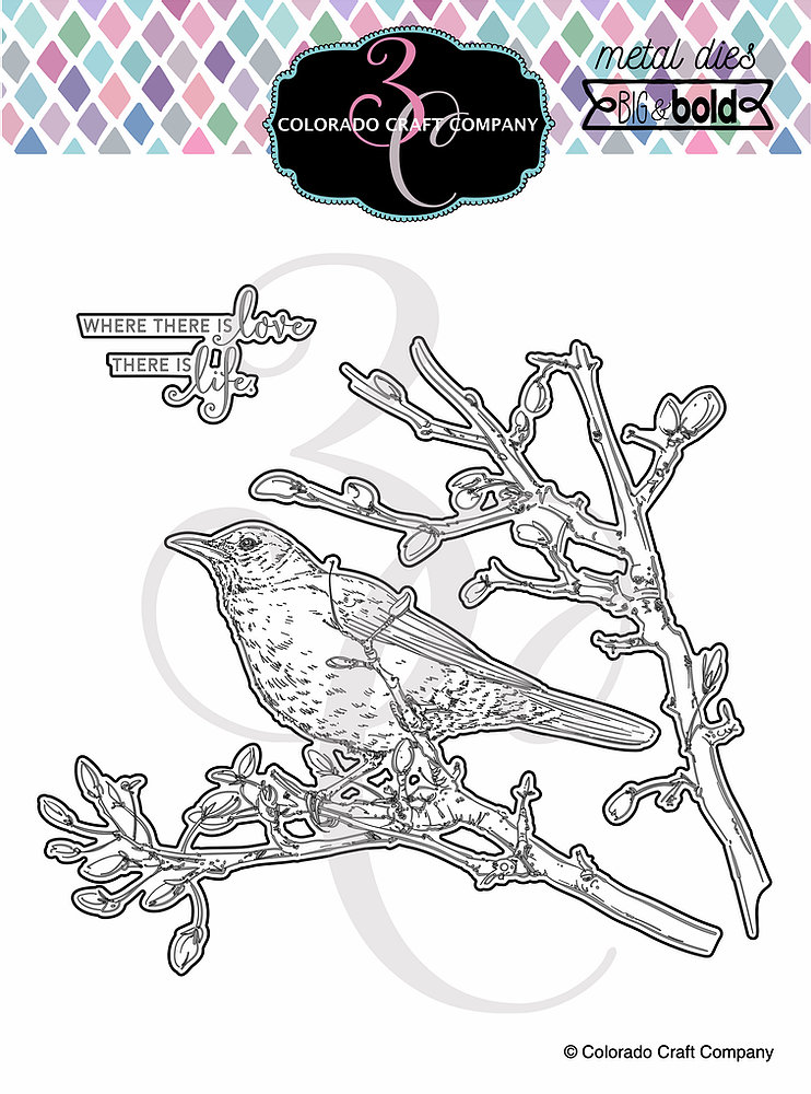 Dear Friend Robin - Big & Bold - Die Set