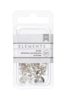 Silber - American Craft Brads - Medium