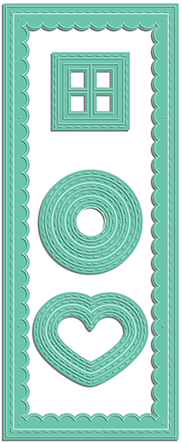 Slim Line Scallop - Die Set