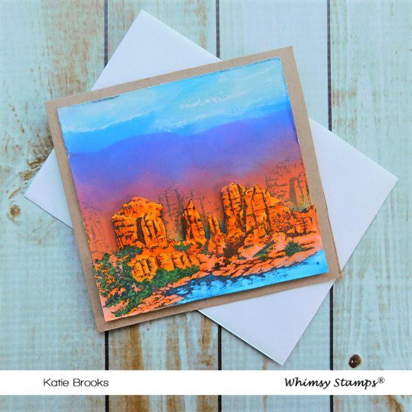 Create a Scene - Mountains - Rubber Cling