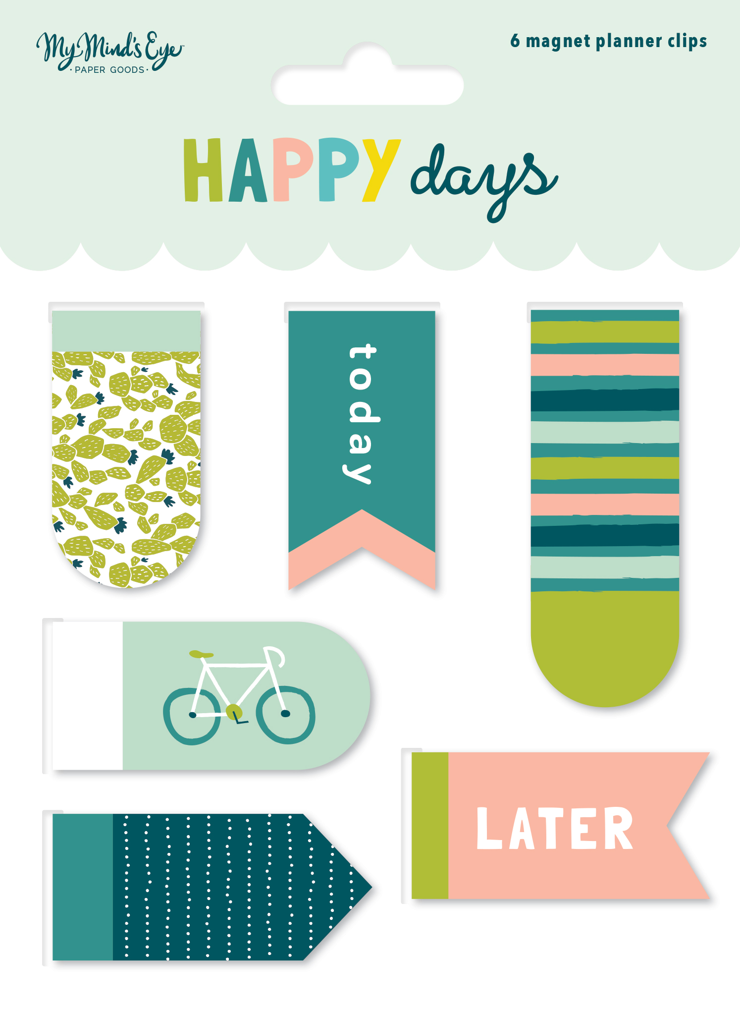 Magnetic Clips - Happy Days Collection - My Mind´s Eye Magnetic Clips - Happy Days Collection - My Mind´s Eye