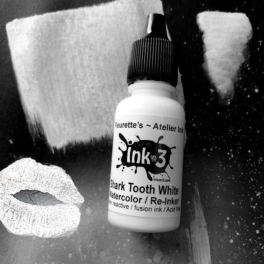 Shark Tooth White - Atelier Watercolor ~ Artist Grade Fusion Ink