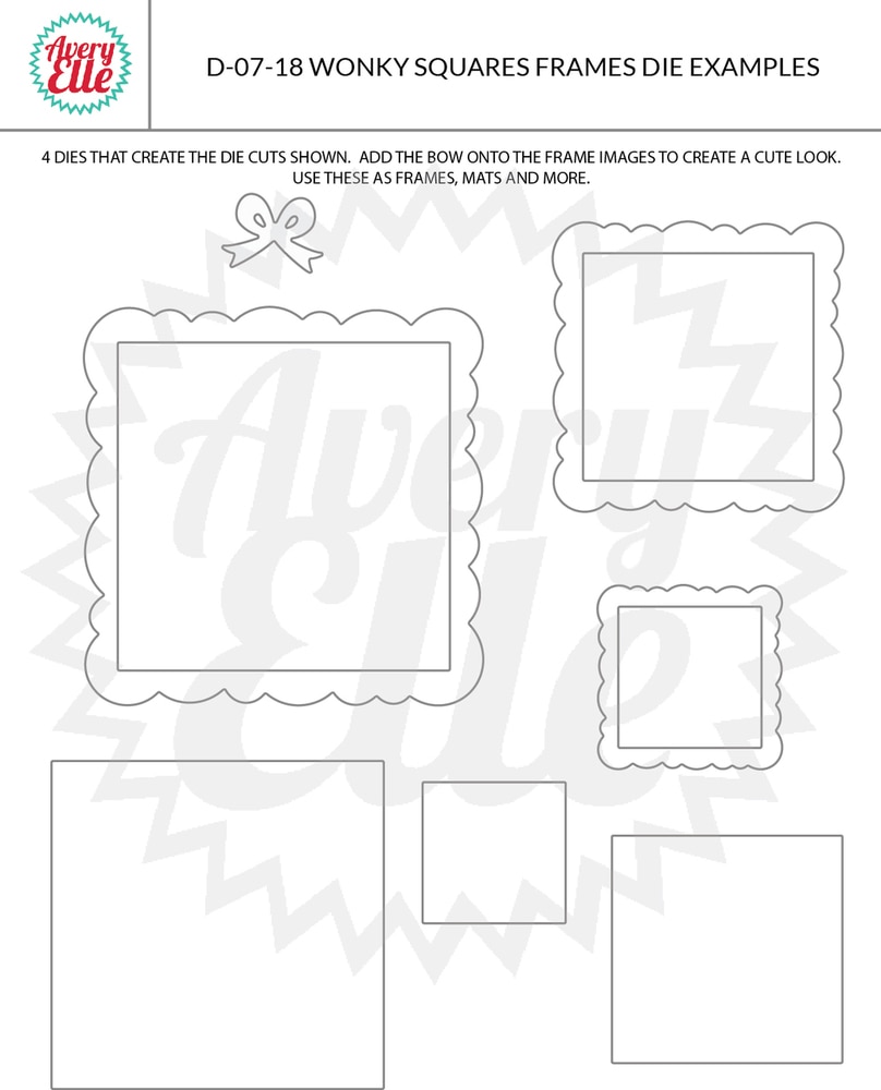 Wonky Squares Frames - Elle-ments