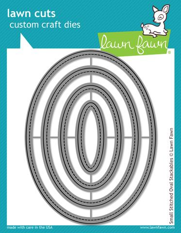 Small Stitched Oval Stackables- lawn cuts Small Stitched Oval Stackables- lawn cuts