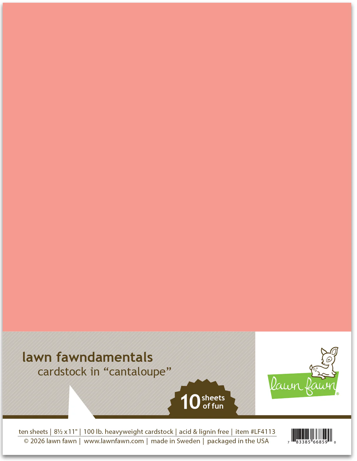 Cantaloupe - Cardstock