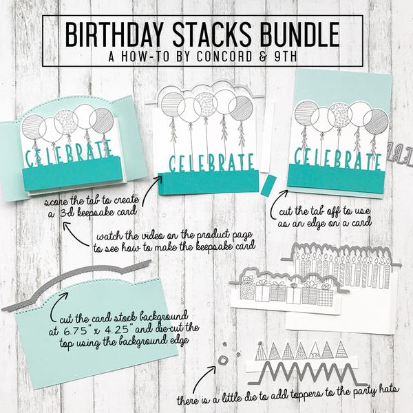 Birthday Stacks - Dies Birthday Stacks - Dies