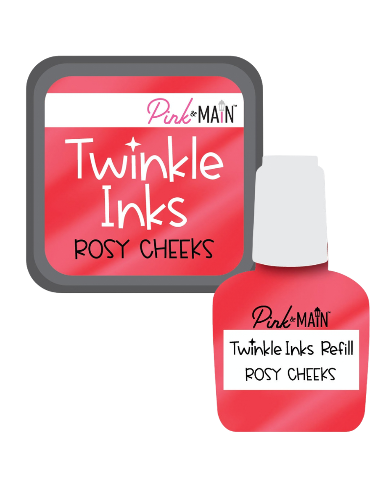 Rosy Cheeks - Twinkle Ink Pad + Refill - Pink & Main Rosy Cheeks - Twinkle Ink Pad + Refill - Pink & Main