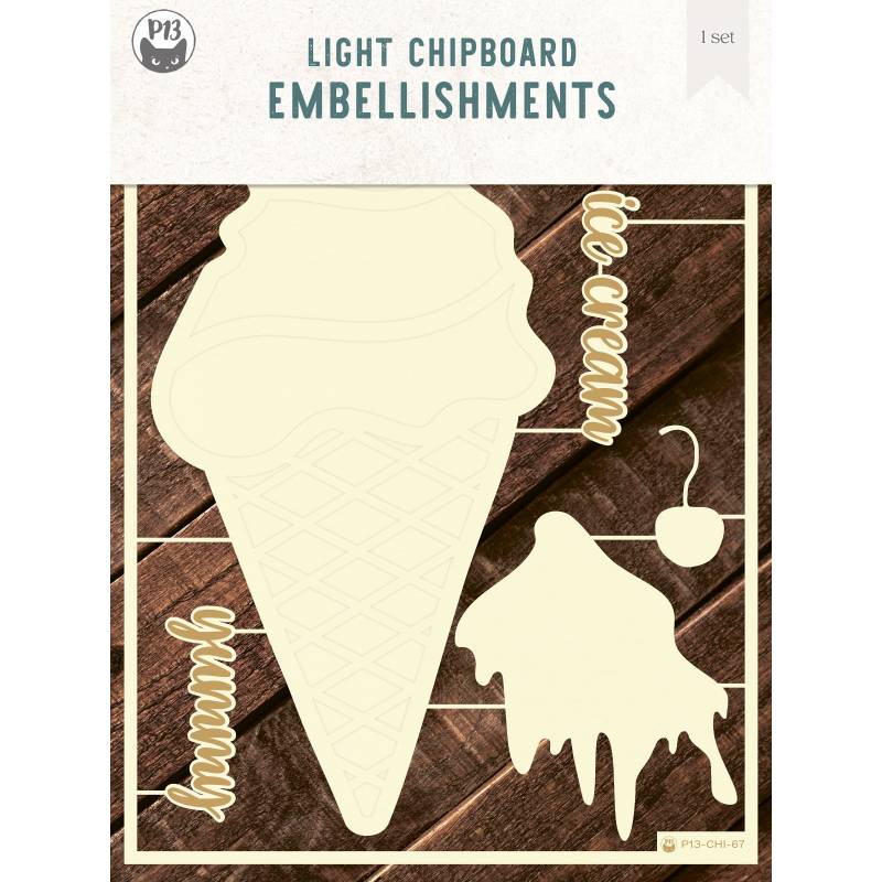 Deco Base Ice Cream - Light Chipboard