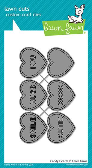Candy Hearts - Lawn Cuts Candy Hearts - Lawn Cuts
