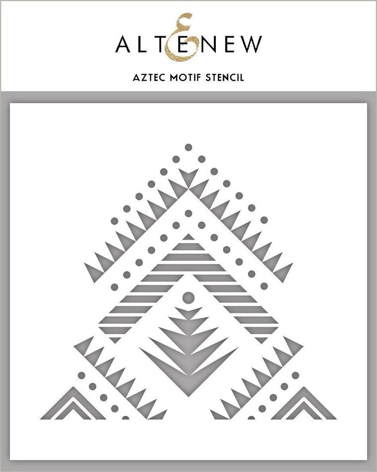 Aztec Motif - Stencil