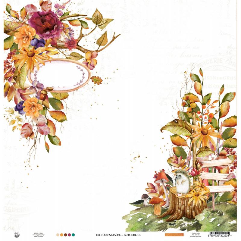 Paper 03 - 12"x12" - The Four Seasons - Autumn